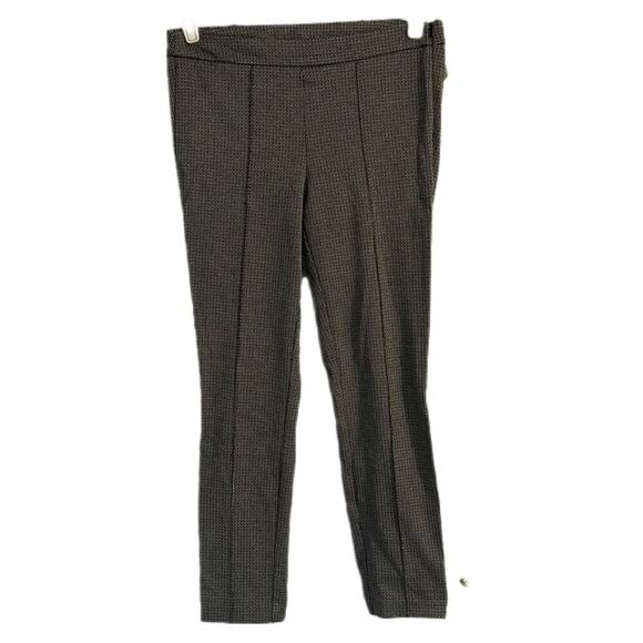 Mercer & Madison Woman's Pants Size 8 Black & White Print Pointe Knit - Picture 1 of 6